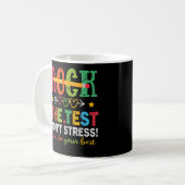 Testen Sie den Test, um die besten Lehrer zu teste Kaffeetasse (Vorderseite Links)