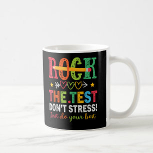 Testen Sie den Test, um die besten Lehrer zu teste Kaffeetasse