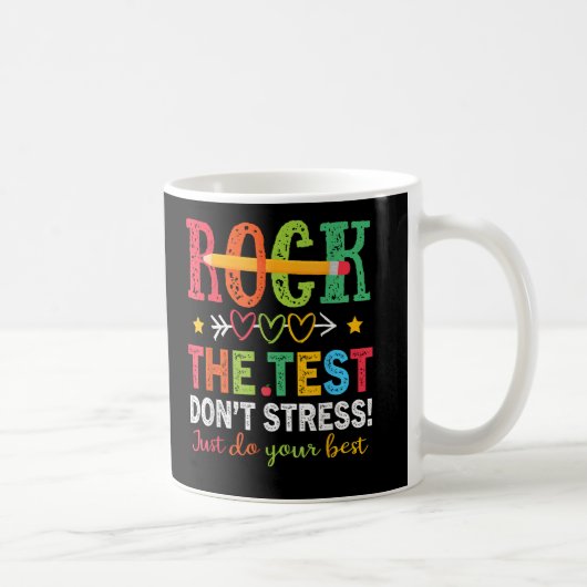 Testen Sie den Test, um die besten Lehrer zu teste Kaffeetasse (Rechts)