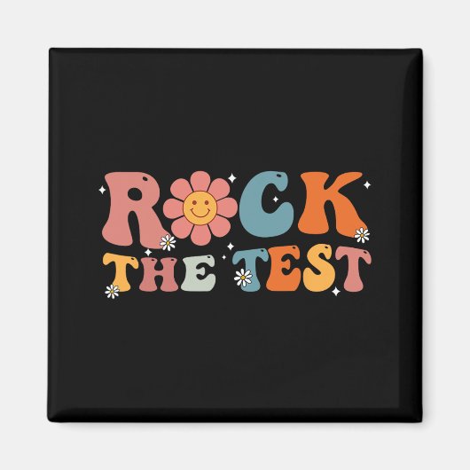 Testen Sie den Testlehrer am Testtag. Magnet (Vorne)