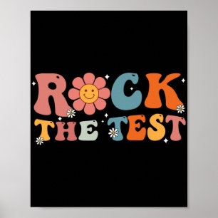 Testen Sie den Testlehrer am Testtag. Poster