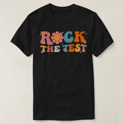Testen Sie den Testlehrer am Testtag. T-Shirt (Design vorne)