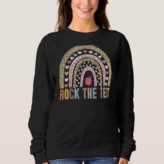 Testen Sie den Testtag für den Testlehrer. Sweatshirt (Vorderseite)