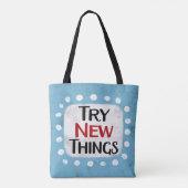 Testen Sie die neue Tasche (Rückseite)