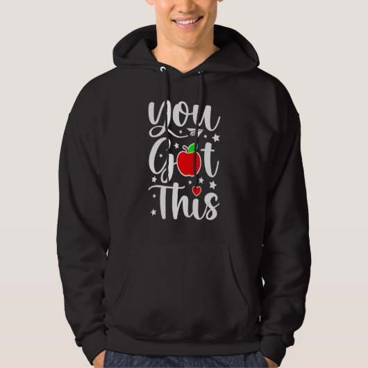 Testen Sie diesen Lehrer-Student-Test. Hoodie (Vorderseite)