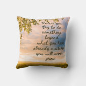 Testen Sie etwas Neues Motivierend Zitat Kissen (Rückseite)