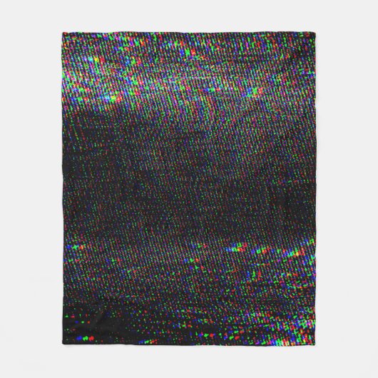 Testen Sie Glitch Textur. Fleecedecke (Vorderseite)