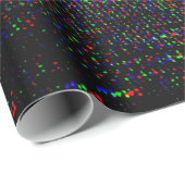 Testen Sie Glitch Textur. Geschenkpapier (Rolleneckpunkt)