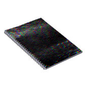 Testen Sie Glitch Textur. Notizblock (Rechte Seite)