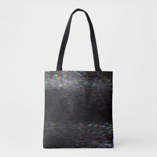 Testen Sie Glitch Textur. Tasche (Vorderseite)