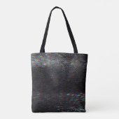 Testen Sie Glitch Textur. Tasche (Rückseite)