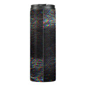 Testen Sie Glitch Textur. Thermosbecher (Rückseite)