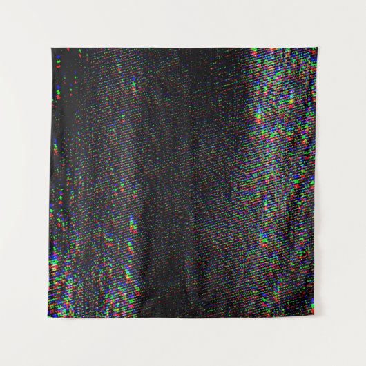 Testen Sie Glitch Textur. Wandteppich (Vorderseite (Horizontal))