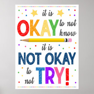 Testen Sie Ihr bestes Rainbow-Klassenposter Poster