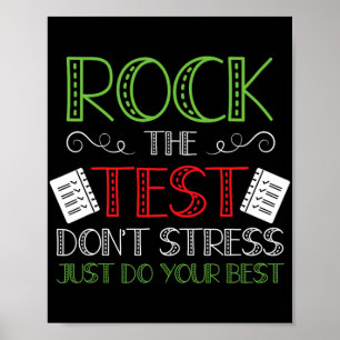 Testen Sie Ihren besten Staat-Schüler am Tag Poster