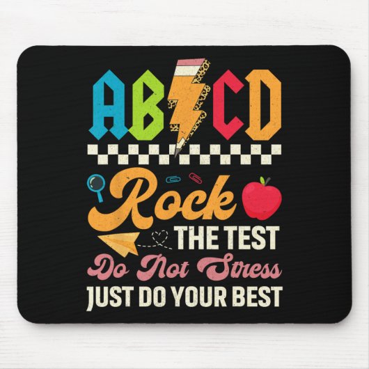 Testen von ABCD-Tests als Testlehrer Mousepad (Vorne)