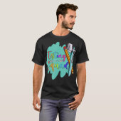 Testen von Professor Lehrer an der Squad School T-Shirt (Vorne ganz)