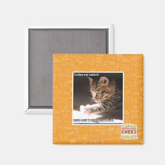 Testen von Sonnen Magnet (Vorderseite/Rückseite)