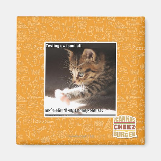 Testen von Sonnen Magnet (Vorne)