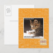 Testen von Sonnen Postkarte (Vorne/Hinten)