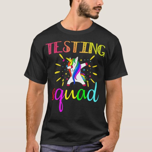 Testen von Squad Geschenk T Shirt Funny School Pro (Vorderseite)