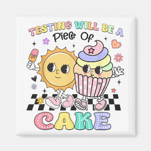 Testen wird ein Stück Kuchen Sie diesen Test Got Magnet