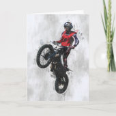 Testfahrer Geburtstagskarte Karte (Vorderseite)