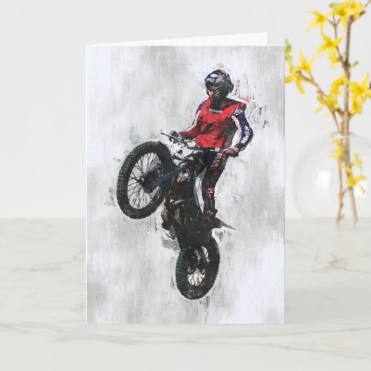 Testfahrer Geburtstagskarte Karte (Gelbe Blume)