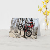 Testfahrer Geburtstagskarte v2 Karte (Gelbe Blume)