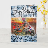 Testfahrräder für die Geburtstagskarte Karte (Gelbe Blume)