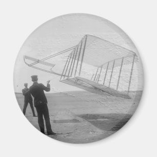 Testflug der Wright Brothers Magnet