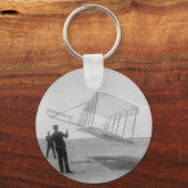 Testflug der Wright Brothers Schlüsselanhänger (Vorderseite)