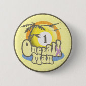 Testikular- Krebs-Überlebend-Spaß Button (Vorderseite)