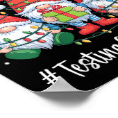 Testing Coordinator Gnome Everything Is Fine Funny Poster (Ecke)