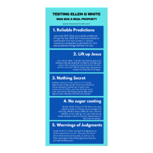 Testing Ellen G. White Werbekarte