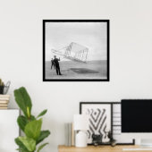 Testing Glider Wilbur und Orville 1901 Poster (Heimbüro)