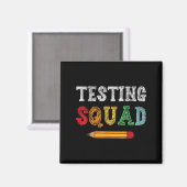 Testing Squad Costume Test Day Teacher Student Fun Magnet (Vorderseite/Rückseite)