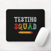 Testing Squad Costume Test Day Teacher Student Fun Mousepad (Mit Mouse)