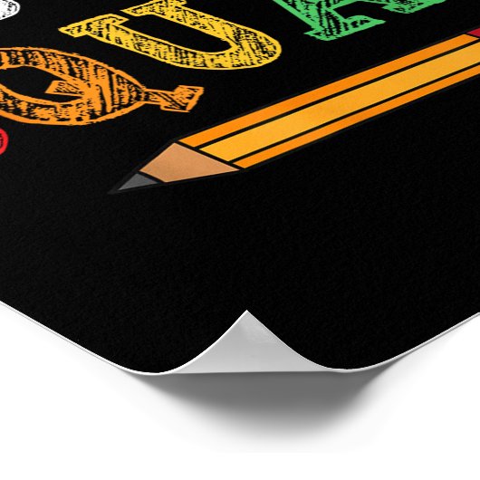 Testing Squad Costume Test Day Teacher Student Fun Poster (Ecke)