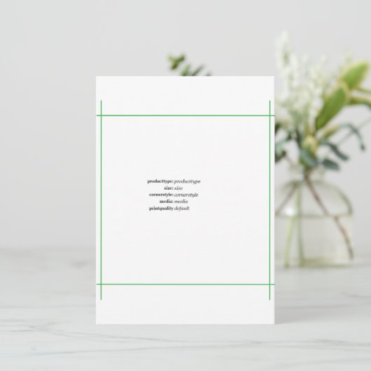 TestingPage Hinweiskarte (Stehend Vorderseite)