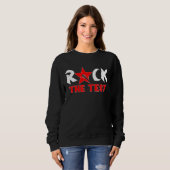 Testlehrer-Testtag abbrechen Sweatshirt (Vorne ganz)