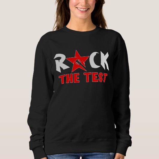 Testlehrer-Testtag abbrechen Sweatshirt (Vorderseite)