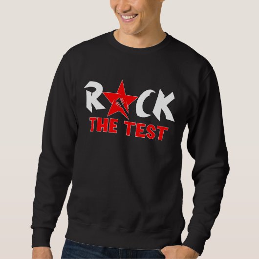 Testlehrer-Testtag abbrechen Sweatshirt (Vorderseite)
