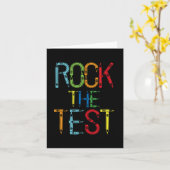 Testlehrer Testtag Funny Testday Teache Karte (Gelbe Blume)