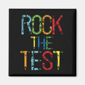 Testlehrer Testtag Funny Testday Teache Magnet (Vorne)
