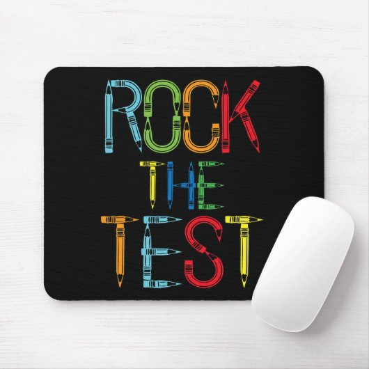 Testlehrer Testtag Funny Testday Teache Mousepad (Mit Mouse)