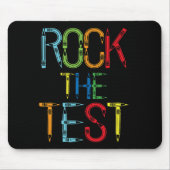 Testlehrer Testtag Funny Testday Teache Mousepad (Vorne)