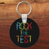Testlehrer Testtag Funny Testday Teache Schlüsselanhänger (Vorderseite)