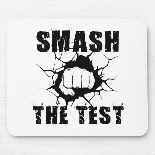 Testlustige Testläufer Mousepad (Vorne)