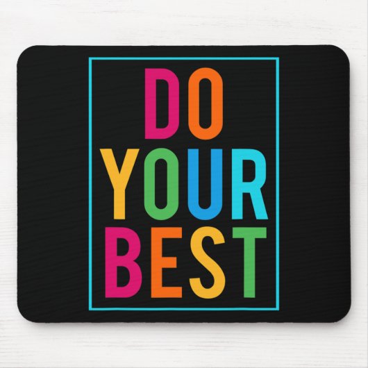 Testmodus am Lehrer Staat Testideen Schoo Mousepad (Vorne)